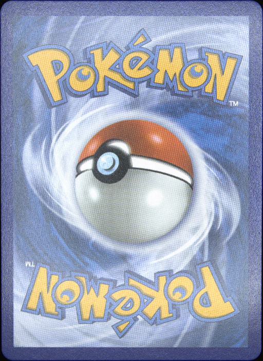 Graded card - back