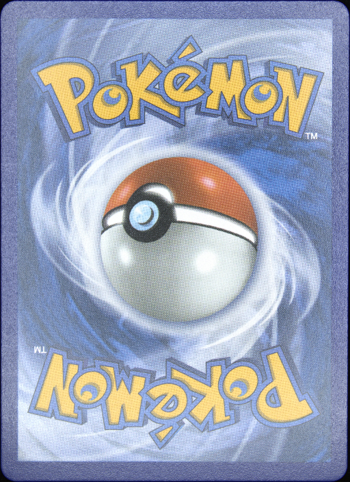 Graded card - back