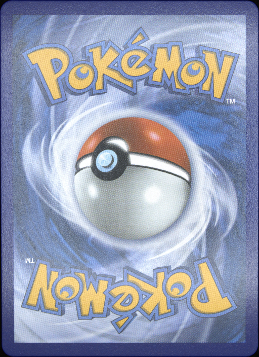 Graded card - back