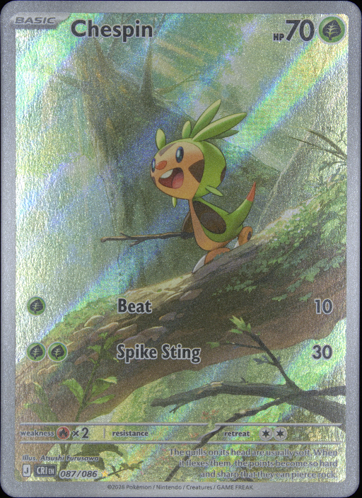 Graded card - front