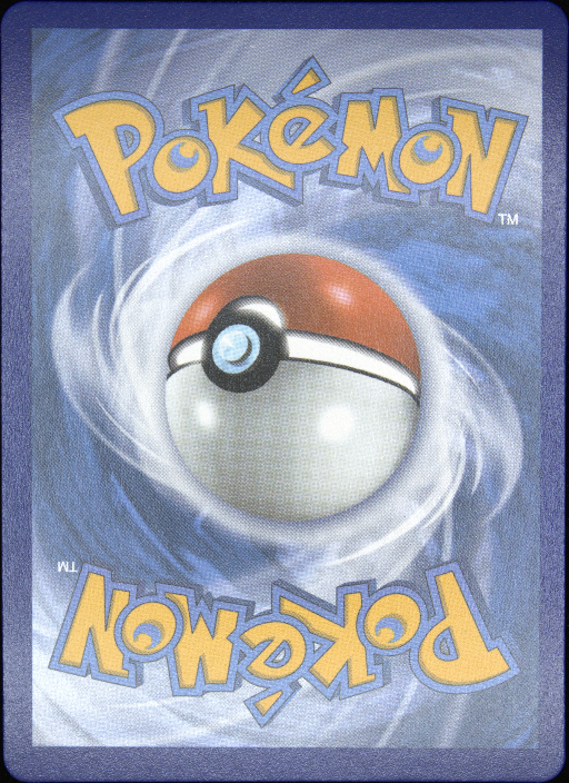 Graded card - back